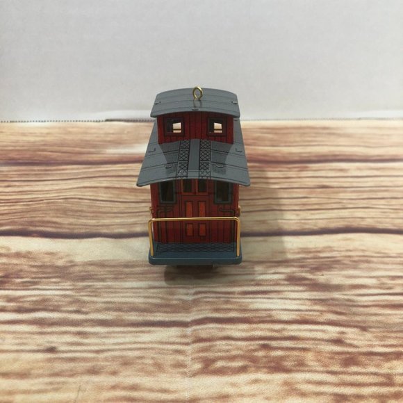 Hallmark Keepsake Ornament Yuletide Central, Caboose, Train, #5, 1998, Box 90s - Picture 6 of 14